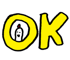 Kokekkokko English ver. sticker #9859620