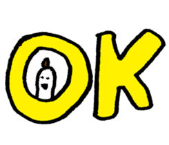 Kokekkokko English ver. sticker #9859620