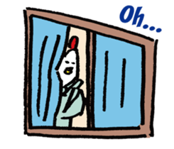 Kokekkokko English ver. sticker #9859651