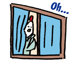 Kokekkokko English ver. sticker #9859651