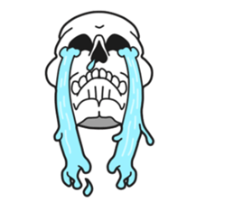 Simple skull 2. sticker #9952604