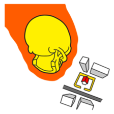 Simple skull 2. sticker #9952607