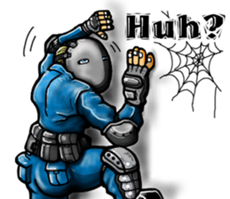 Female warrior sticker #10007670