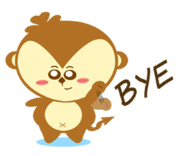 Cutie Cutie Monkey sticker #10031728