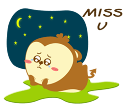 Cutie Cutie Monkey sticker #10031733