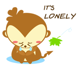 Cutie Cutie Monkey sticker #10031735