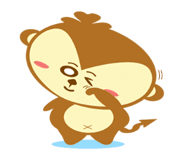 Cutie Cutie Monkey sticker #10031740