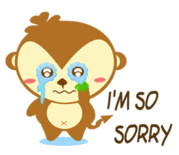 Cutie Cutie Monkey sticker #10031751