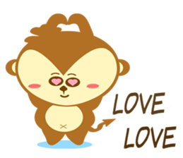 Cutie Cutie Monkey sticker #10031754