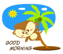 Cutie Cutie Monkey sticker #10031758