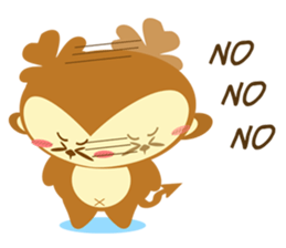 Cutie Cutie Monkey sticker #10031765