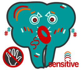 my tooth $en$e sticker #10044490