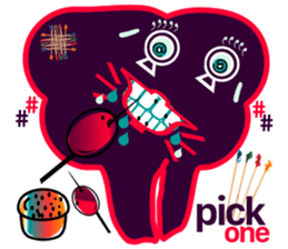 my tooth $en$e sticker #10044493