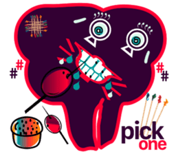 my tooth $en$e sticker #10044493