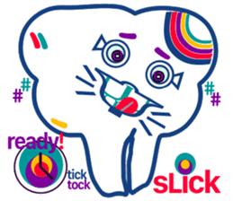 my tooth $en$e sticker #10044495