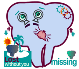 my tooth $en$e sticker #10044496