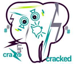 my tooth $en$e sticker #10044502