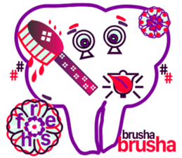 my tooth $en$e sticker #10044505