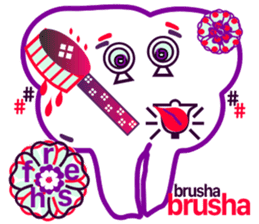 my tooth $en$e sticker #10044505