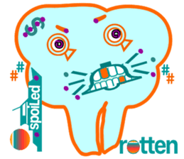 my tooth $en$e sticker #10044506