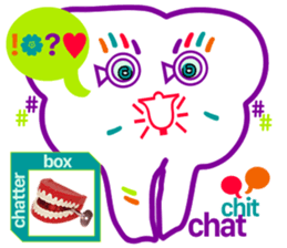 my tooth $en$e sticker #10044507