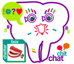 my tooth $en$e sticker #10044507