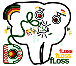 my tooth $en$e sticker #10044509