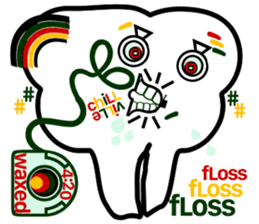 my tooth $en$e sticker #10044509