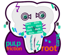 my tooth $en$e sticker #10044511