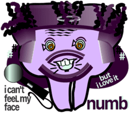 my tooth $en$e sticker #10044523