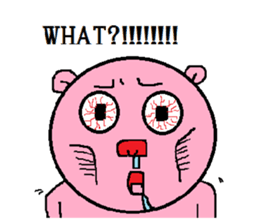 Pig...?? sticker #10049455