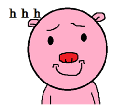 Pig...?? sticker #10049471