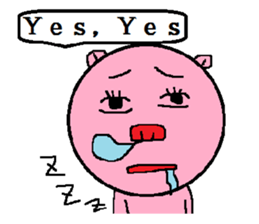 Pig...?? sticker #10049472