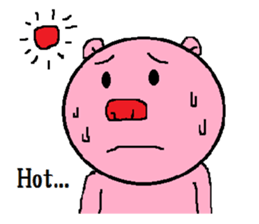 Pig...?? sticker #10049475