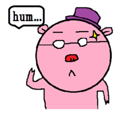 Pig...?? sticker #10049478