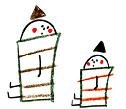 Small people is dancing sticker #10097802