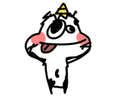 Milk & bouncing sticker #10106713