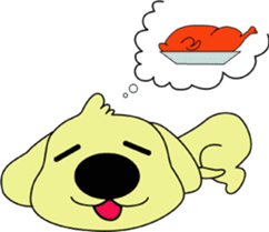 Golden Retriever mi jiang 2016 sticker #10118355