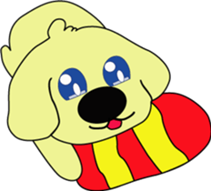 Golden Retriever mi jiang 2016 sticker #10118368