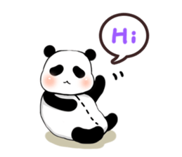 Panda A sticker #10131920