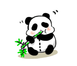Panda A sticker #10131922