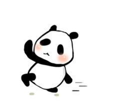Panda A sticker #10131928