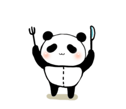 Panda A sticker #10131930