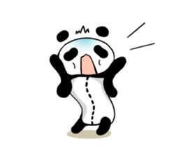 Panda A sticker #10131934