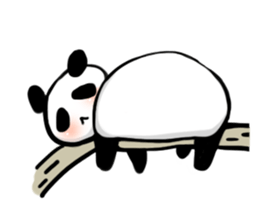 Panda A sticker #10131935