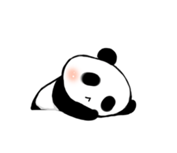 Panda A sticker #10131937