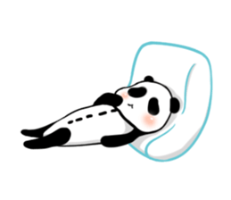 Panda A sticker #10131940