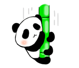 Panda A sticker #10131942