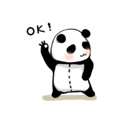 Panda A sticker #10131943