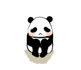 Panda A sticker #10131944
